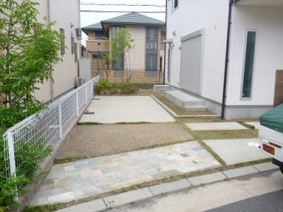 空き家の庭の手入れ｜草刈り・木の剪定　枚方市